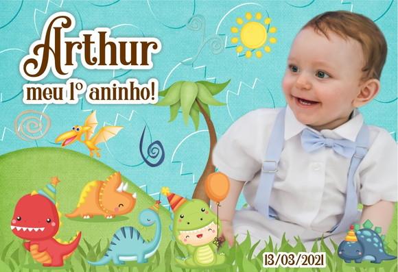 Foto Imã Personalizado - Dinossauro - C/ 20 Unid.