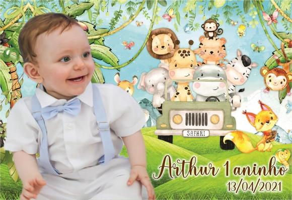 Foto Imã Personalizado - Safari - Kit com 20 Unid.
