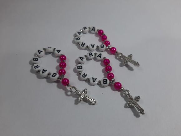 Mini Terço Personalizado Kit c/ 10 Unidades