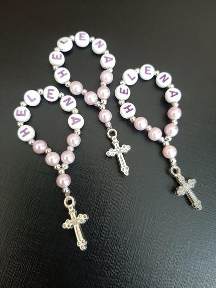 Mini Terço Personalizado Kit c/ 15 Unidades