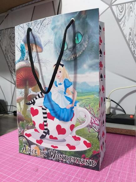 Sacola de Papel - Personalizada 18x10x4 c/ 10 Unid.