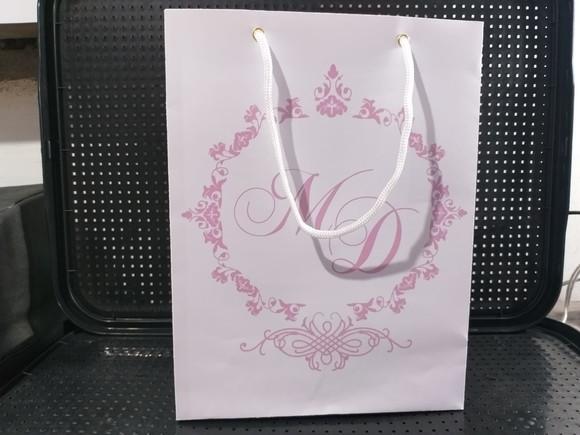 Sacola de Papel - Personalizada 28x18x5,5 c/ 10 Unid.