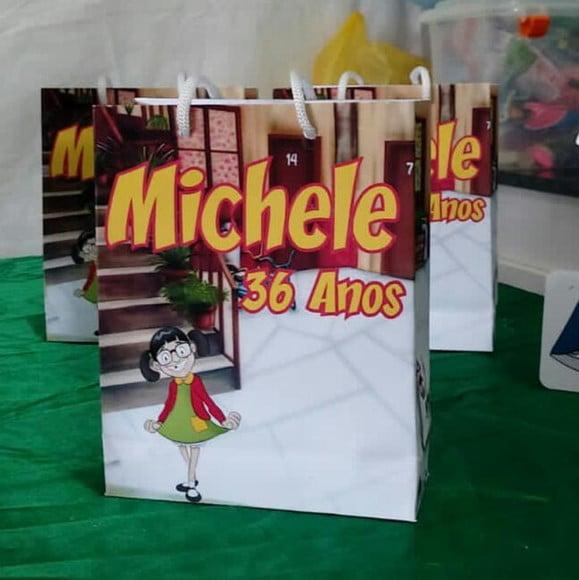 Sacola de Papel - Personalizada 18x10x4 c/ 10 Unid.