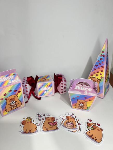 Kit Caixinhas Personalizadas c/ 50 Itens