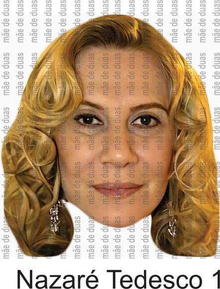 Mascara Personalizada c/ 05 Unidades - Nazaré Tedesco