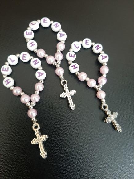 Mini Terço Personalizado - 15 Unidades