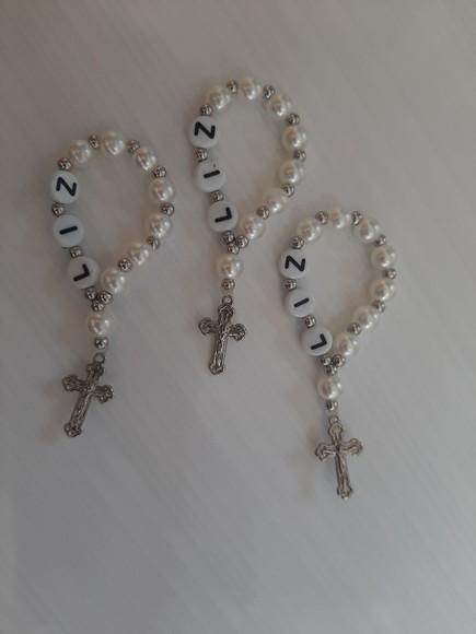 Mini Terço Personalizado - 10 Unidades