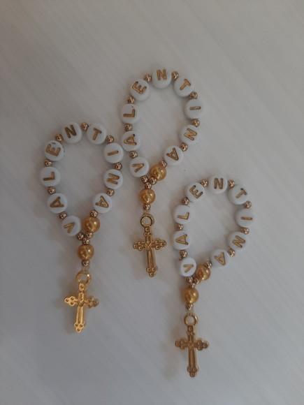 Mini Terço Personalizado - 10 Unidades