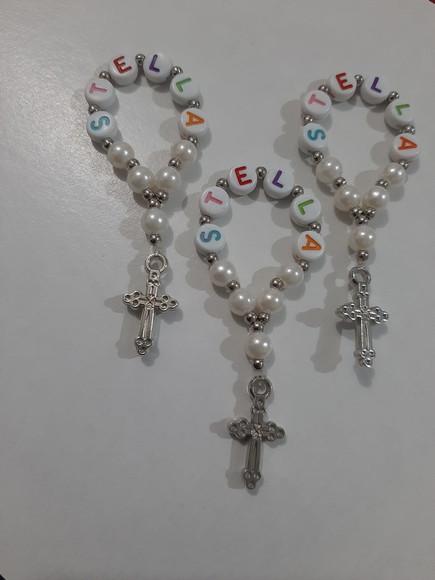 Mini Terço Personalizado - 10 Unidades