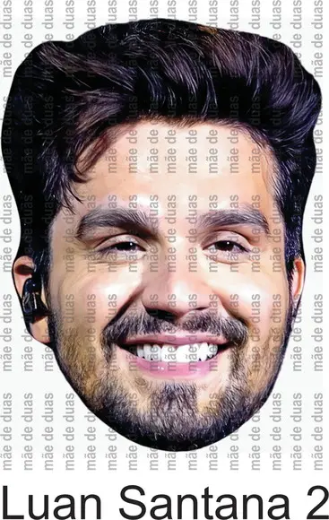 05 Máscaras Personalizadas - Luan Santana