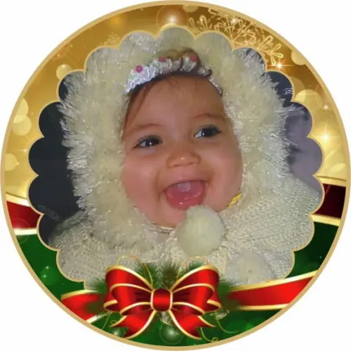 10 Bolas de Natal Personalizadas - 7cm com Foto