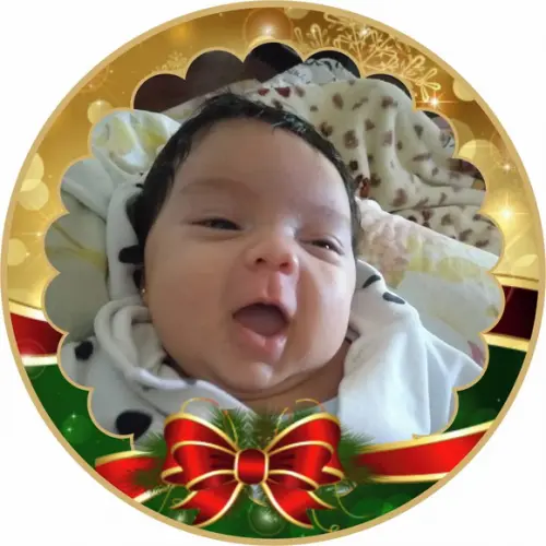 10 Bolas de Natal Personalizadas - 7cm com Foto