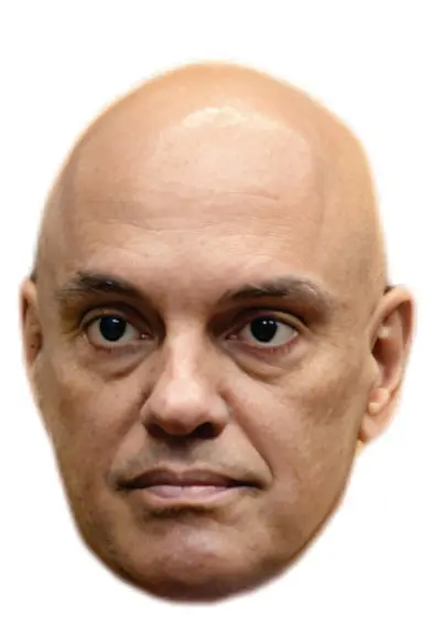 10 Máscaras Personalizadas Alexandre de Moraes