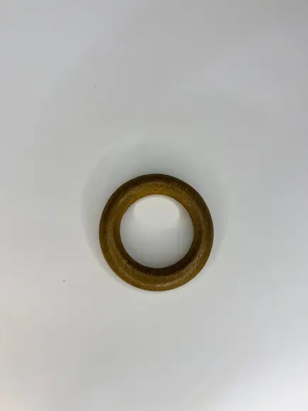 Argola de Madeira 45mm - com 25 Unidades