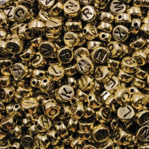 Entremeio Letra Redondo - Dourado 50g