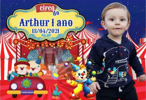 FOTO IMÃ - CIRCO MENINO - - C/ 20 Unidades