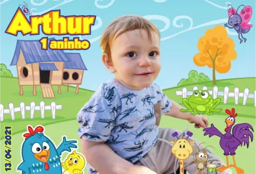 FOTO IMÃ - GALINHA PINTADINHA - C/ 20 Unidades