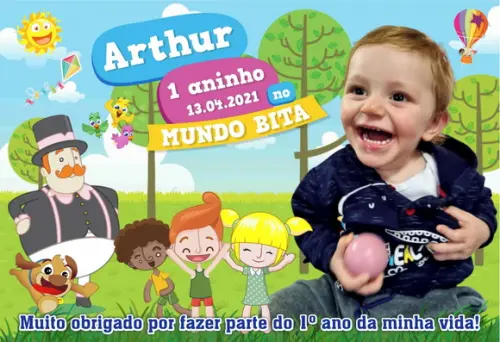 Foto Imã - Mundo Bita c/ 20 Unidades