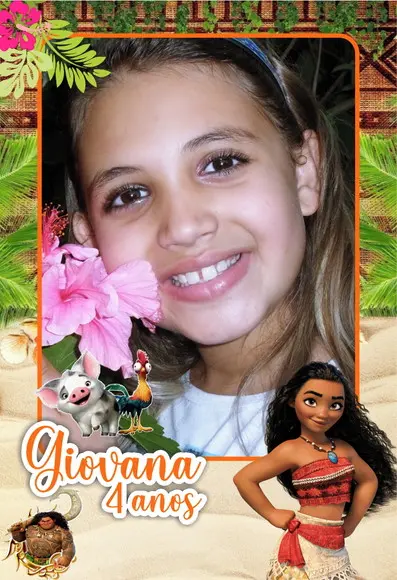FOTO IMÃ - MOANA - C/ 20 UNIDADES