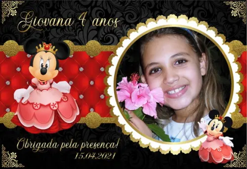 FOTO IMÃ - MINNIE VERMELHA - C/ 20 UNID.