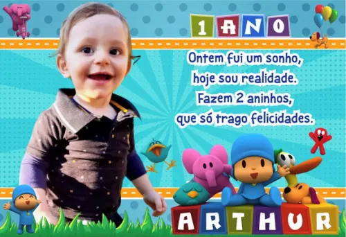 FOTO IMÃ - POCOYO - - C/ 20 Unidades