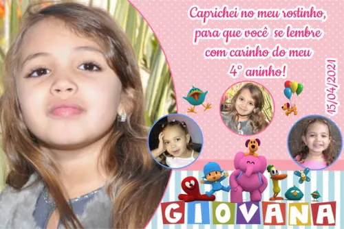 FOTO IMÃ - POCOYO - - C/ 20 Unidades