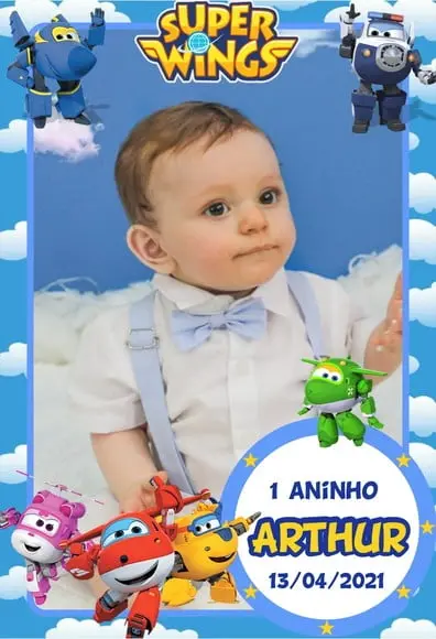FOTO IMÃ - SUPER WINGS - C/ 20 Unidades