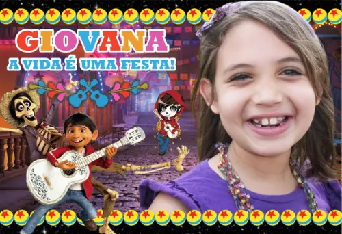 Foto Imã Personalizado - a Vida É Uma Festa c/ 20 Unidades