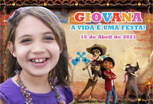 Foto Imã Personalizado - a Vida É Uma Festa c/ 20 Unidades