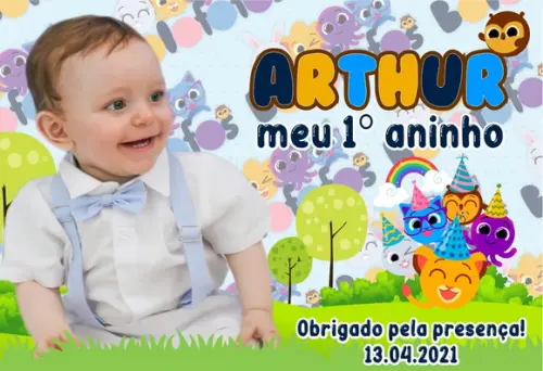 Foto Imã Personalizado - Bolofofos - c/ 20 Unid