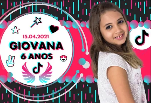 Foto Imã Personalizado - Tik Tok - 20 Unid.