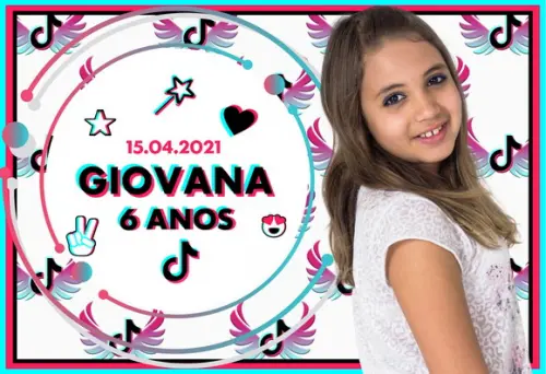 Foto Imã Personalizado - Tik Tok - 20 Unid.