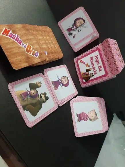 Kit c/ 10 de Jogo da Memória Personalizado c/ Caixa