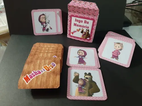 Kit c/ 10 de Jogo da Memória Personalizado c/ Caixa