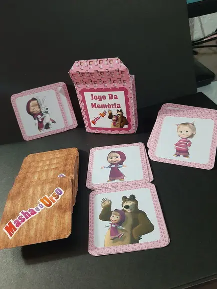 Kit c/ 10 de Jogo da Memória Personalizado c/ Caixa