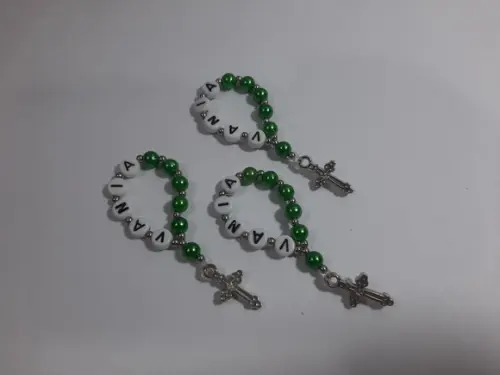 Mini Terço Personalizado Kit c/ 10 Unidades