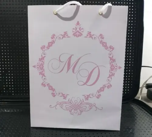 Sacola de Papel - Personalizada 28x18x5,5 c/ 10 Unid.