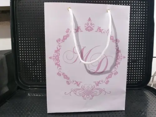 Sacola de Papel - Personalizada 28x18x5,5 c/ 10 Unid.