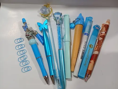 Kit Canetas Fofas - 10 Itens