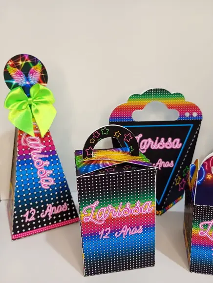 Kit Caixinhas Personalizadas c/ 50 Itens