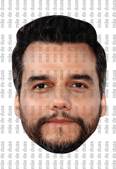 Mascara Personalizada c/ 10 Unidades - Agente Secreto