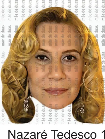 Mascara Personalizada c/ 05 Unidades - Nazaré Tedesco