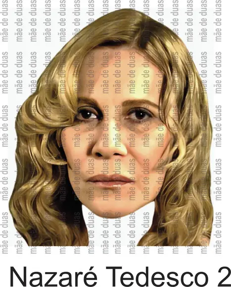 Mascara Personalizada c/ 10 Unidades - Nazaré Tedesco