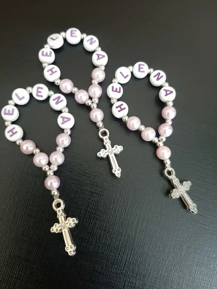 Mini Terço Personalizado - 15 Unidades