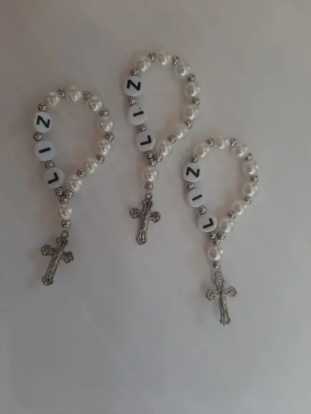 Mini Terço Personalizado - 10 Unidades