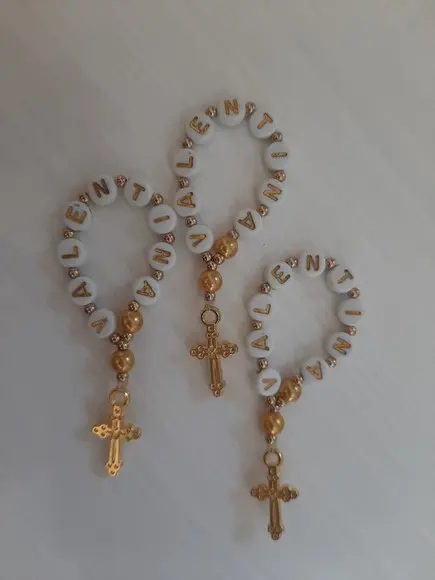 Mini Terço Personalizado - 10 Unidades