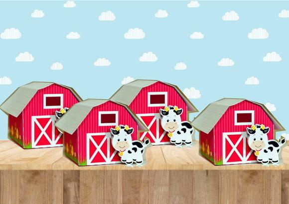 Arquivo Caixa Silhouette Celeiro Fazendinha