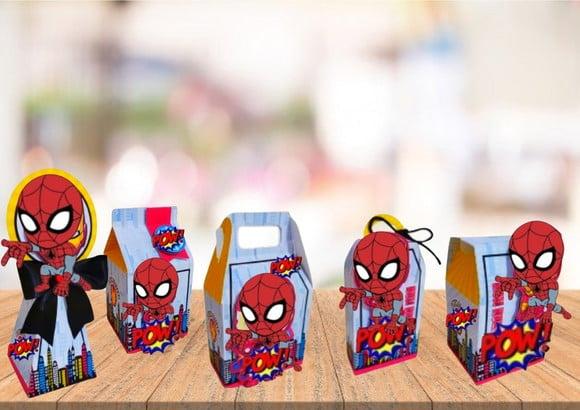 Arquivo Digital Silhouette Homem Aranha Baby