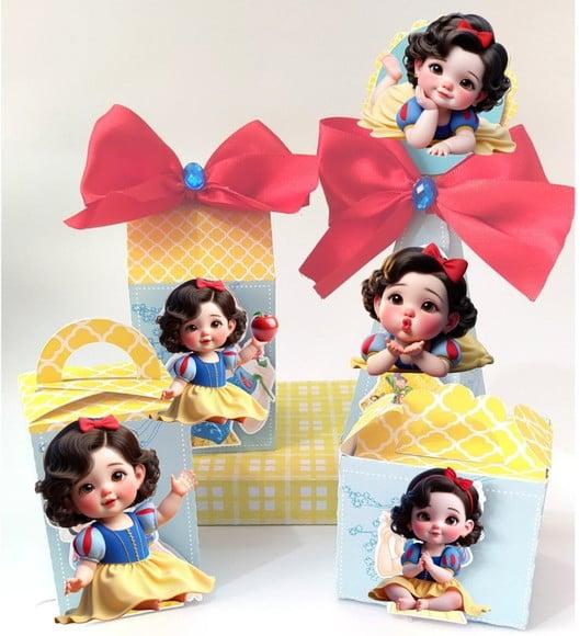 Branca de Neve Baby Cute Arquivo Digital Studio e pdf