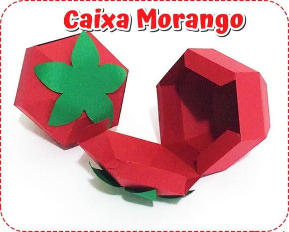 Arquivo Caixa Silhouette Caixa Morango